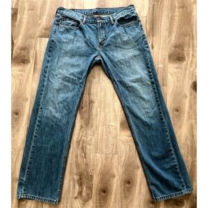 Levis 559 Mens‎ Blue Classic Fit Straight Leg Red Tab Denim Jeans Size 36x34